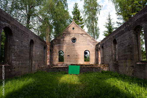 Ruins of Smaizi church, Latvia. photo