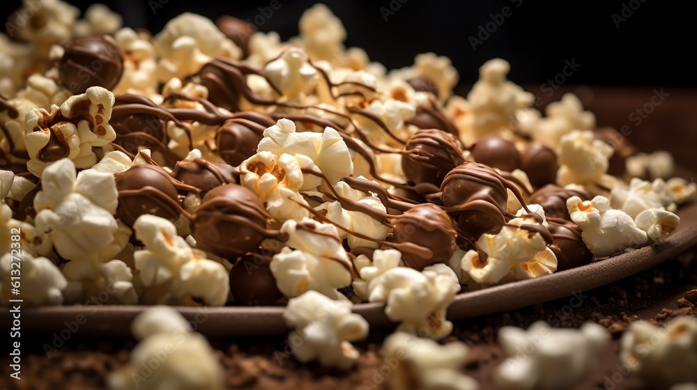 Chocolate Popcorn: Sweet and Crunchy Delight Chocolate Popcorn: Sweet and Crunchy Delight