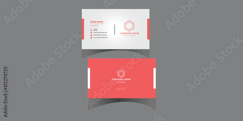 Modern Business card, visiting card and awesome calling card design and template