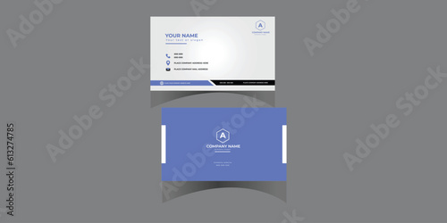 Modern Business card, visiting card and awesome calling card design and template