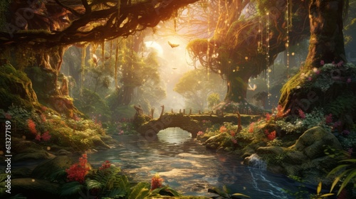 Whispers of Enchantment: Exploring the Mystical Beauty of a Fantasy Forest
