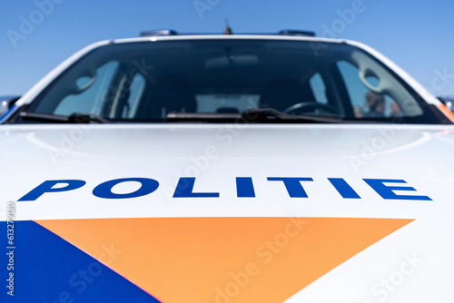 Foto front of a Dutch Police car