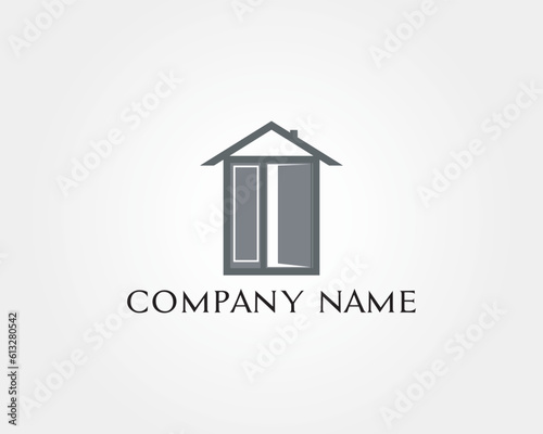 Creative home and house logo design illustration