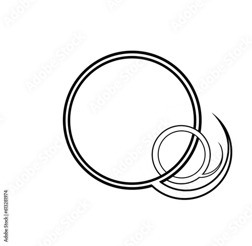 vector icon or logo font, QQ, on a white background