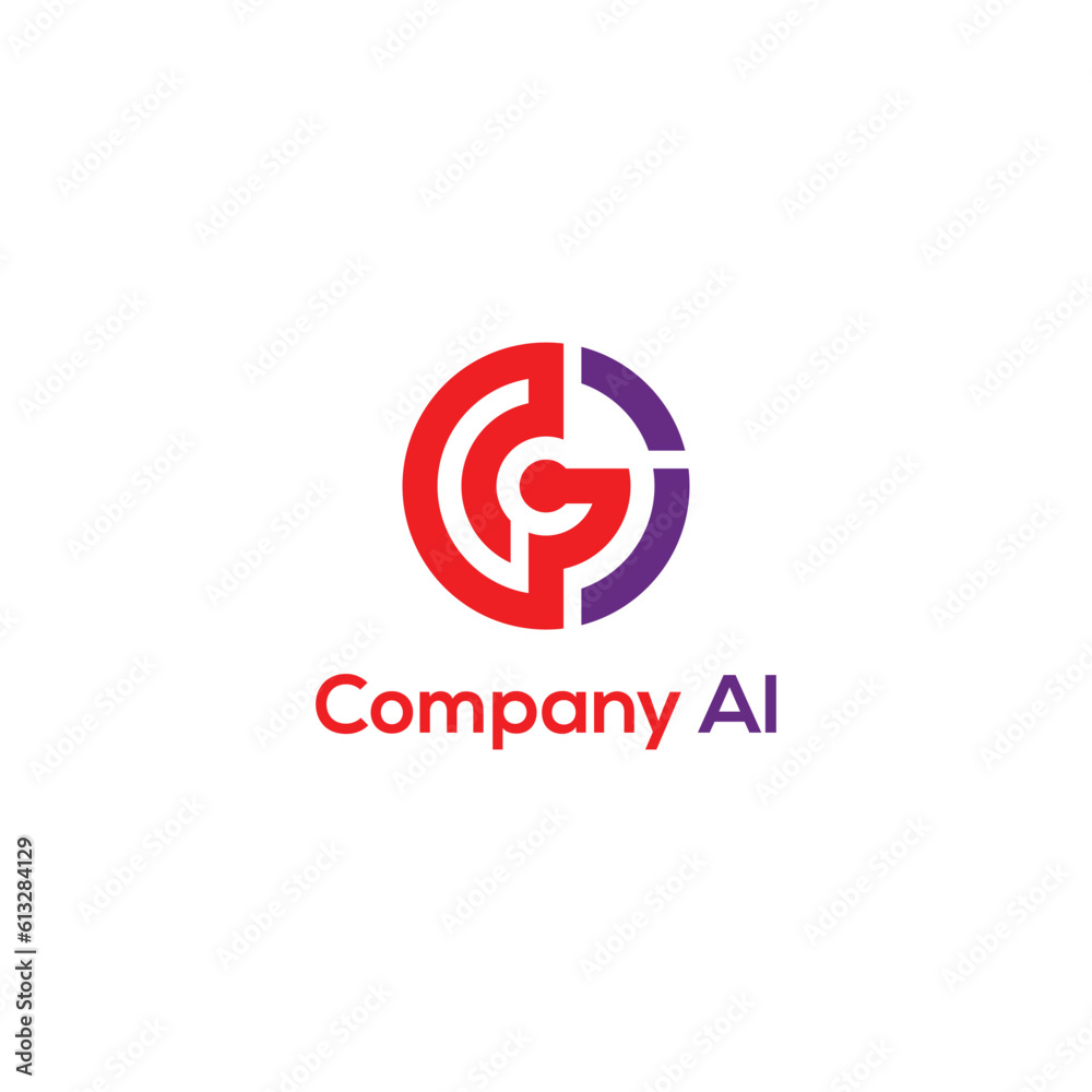 Creative lettermark logo business logo illustration