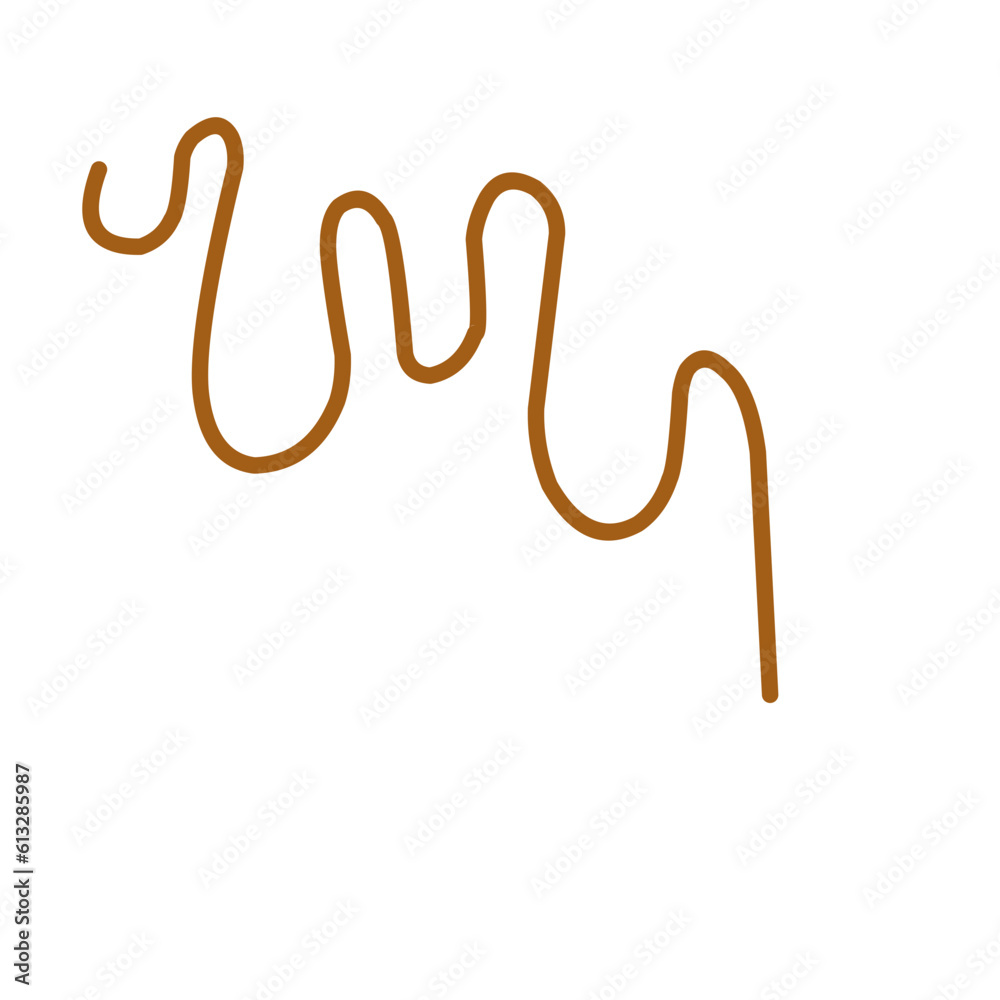 Orange Abstrack Doodle Orange Abstrack Doodle
