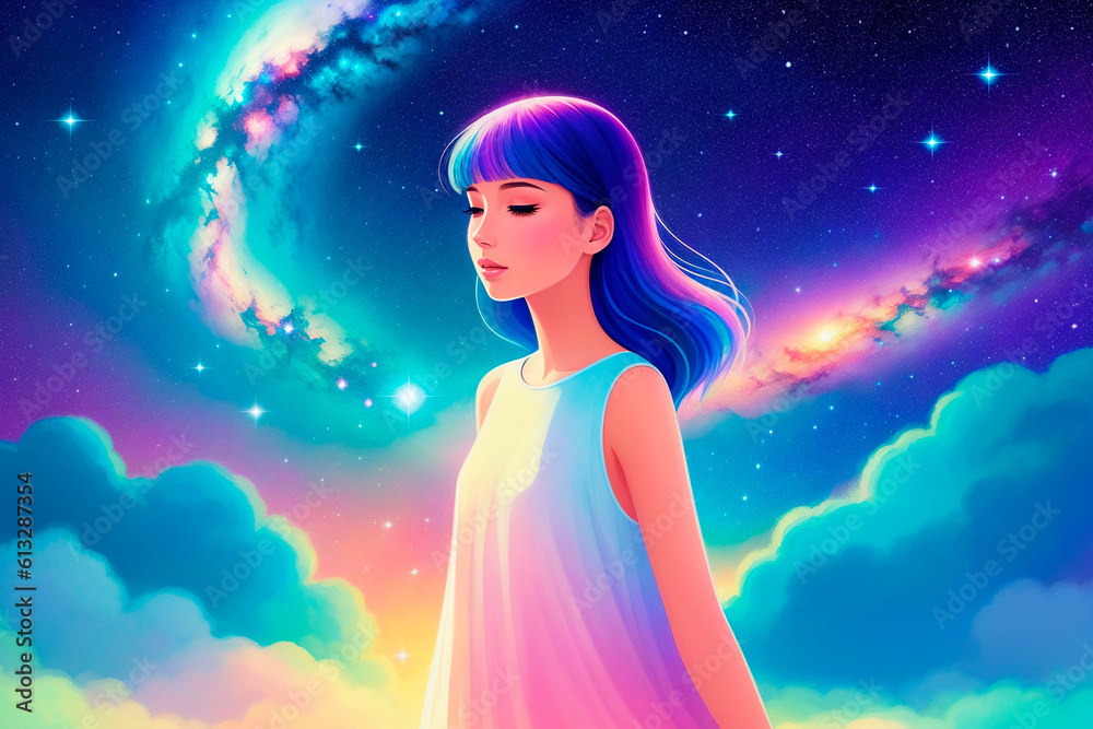 Generative concept art illustration. Generative ai. Generative concept art illustration. Generative ai.