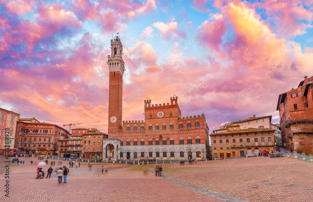 Piazza del Campo in Siena, Italy