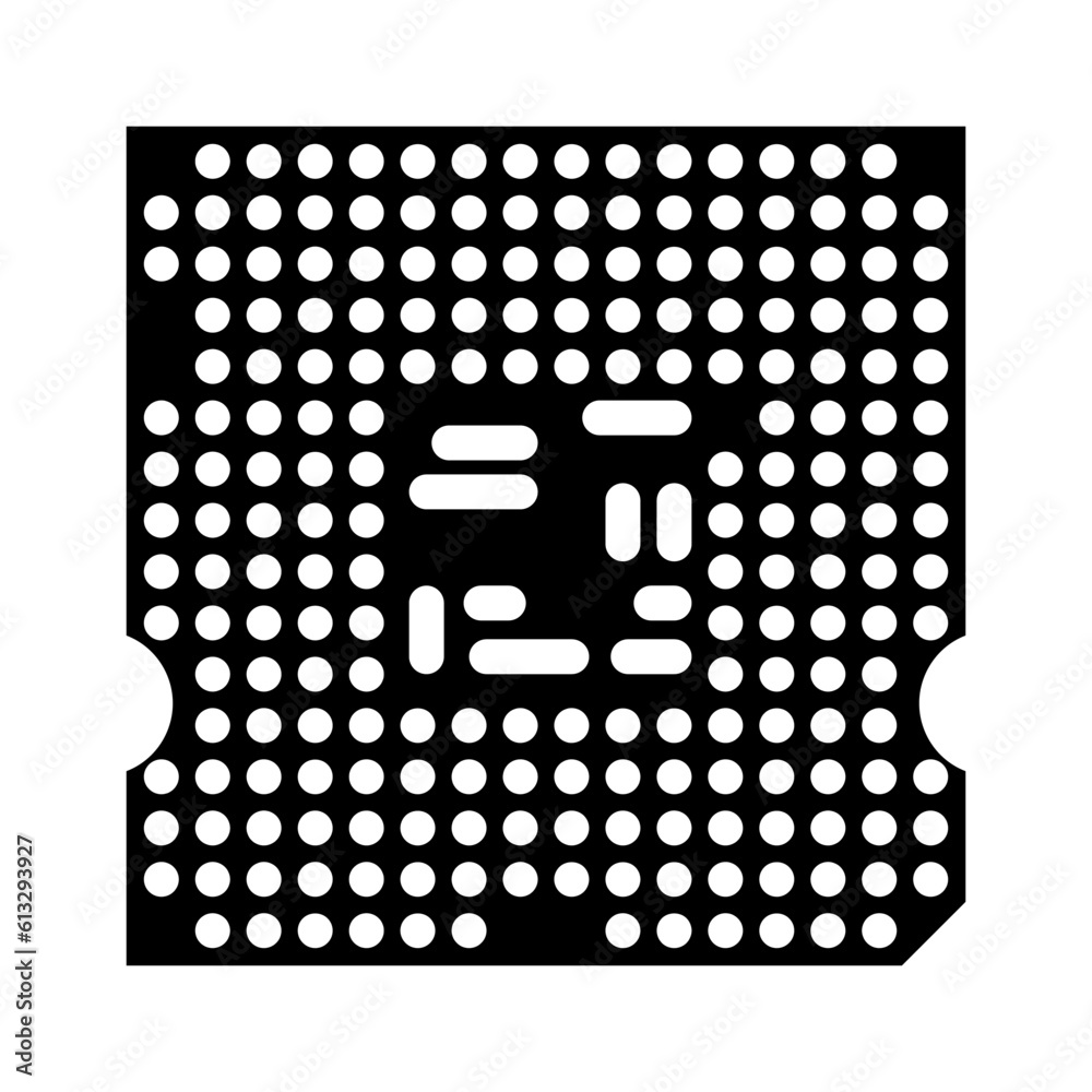 processor chip gaming pc glyph icon vector. processor chip gaming pc sign. isolated symbol illustration processor chip gaming pc glyph icon vector. processor chip gaming pc sign. isolated symbol illustration