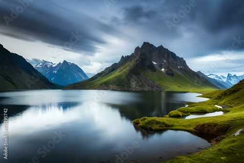 lake in the mountains