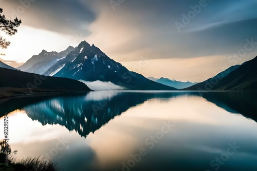 sunrise in the mountains
