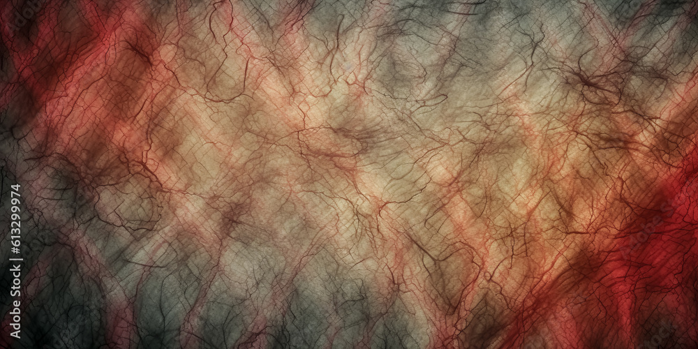 Fototapeta premium A mysterious red background texture with a captivating pattern is revealed - generative ai