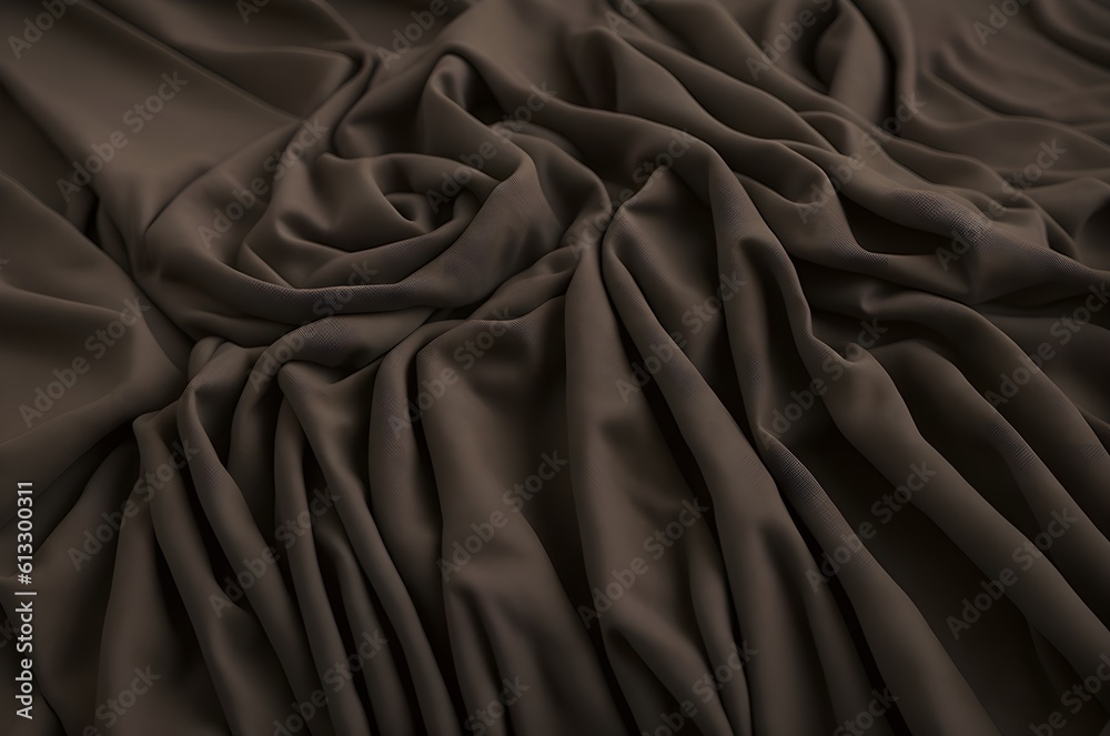 Obraz premium Cozy Comfort: Exploring the Tactile Fabric Texture on a Neutral Beige Background