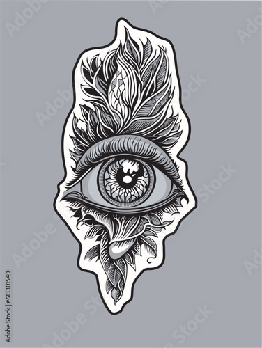 The eye tattoo of Esancai v.8