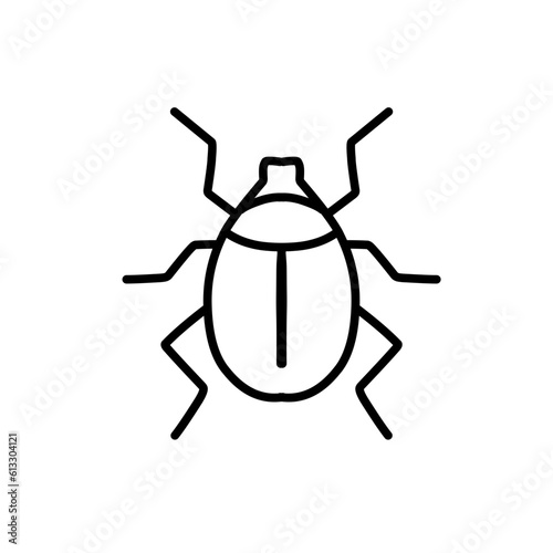 insect simple line icon. Outline stroke of object. Linear sign. Perfect for web and mobile applications