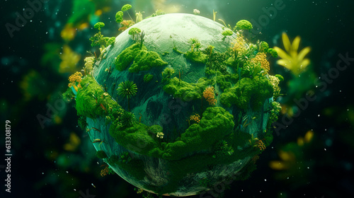 Green Planet. Generative Ai. 