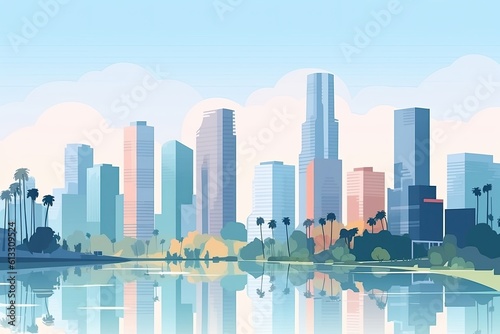 Illustration of the New York Skyline