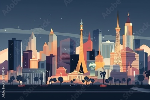 Illustration of Las Vegas