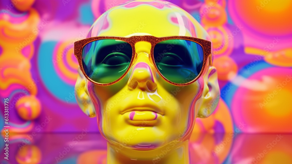 Art portrait. Created with generative Ai technology. Art portrait. Created with generative Ai technology.