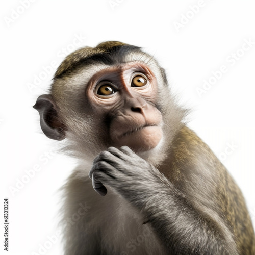 close up of a monkey