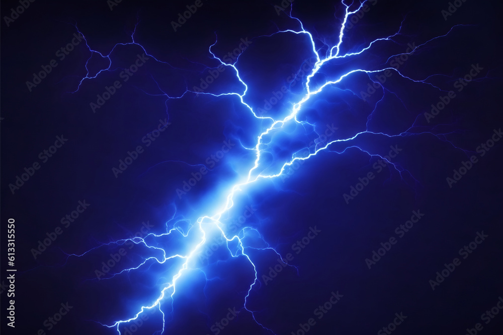 blue lightning effect on black background, minimalism, made by Ai blue lightning effect on black background, minimalism, made by Ai