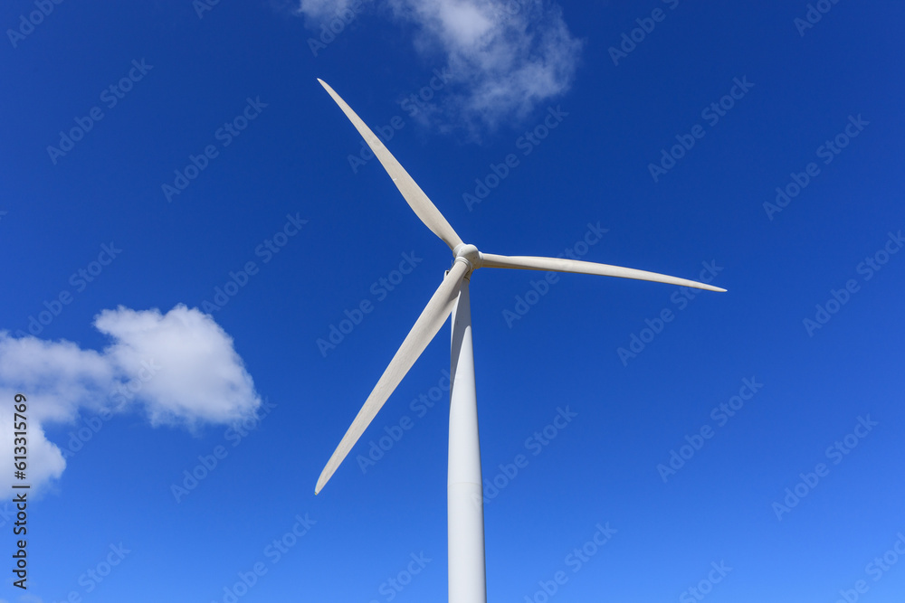 Wind farm. Yorke Peninsula. South Australia. Blue sky with copy space. Wind farm. Yorke Peninsula. South Australia. Blue sky with copy space.