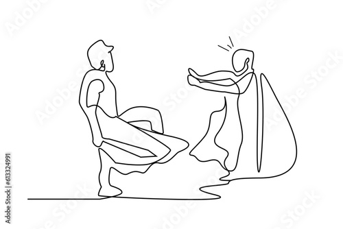 middle ages sparta warrior hero two people fight courage war line art