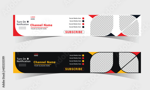 Youtube Channel Banner Template,  Youtube Channel Cover  Photo 