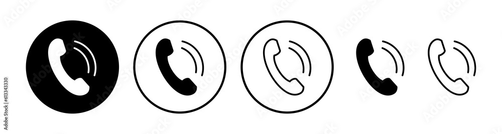 Call icon vector. phone icon vector