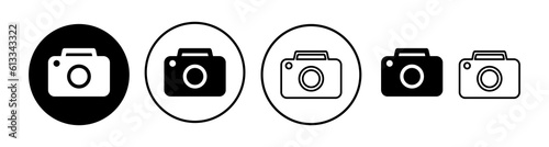 Camera Icon in trendy flat style isolated. Camera symbol web site design