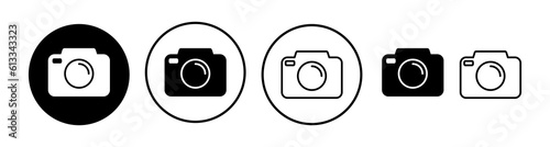 Camera Icon in trendy flat style isolated. Camera symbol web site design