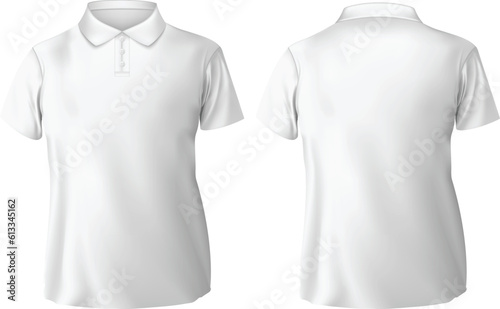 3D Realistic Editable BASIC POLO Mock Up TEMPLATE VECTOR DESIGN Unisex front and back 