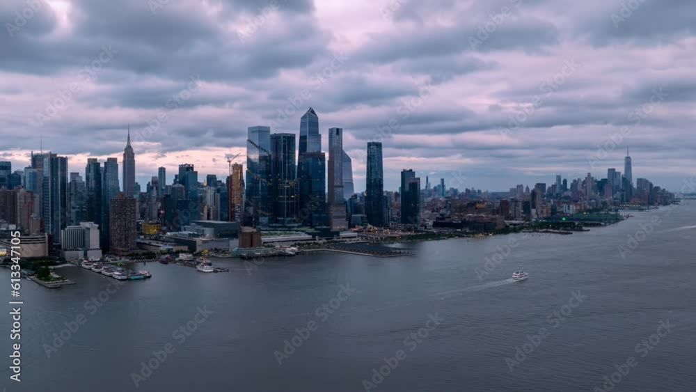 Aerial Hyper Lapse of Midtown Manhattan Aerial Hyper Lapse of Midtown Manhattan