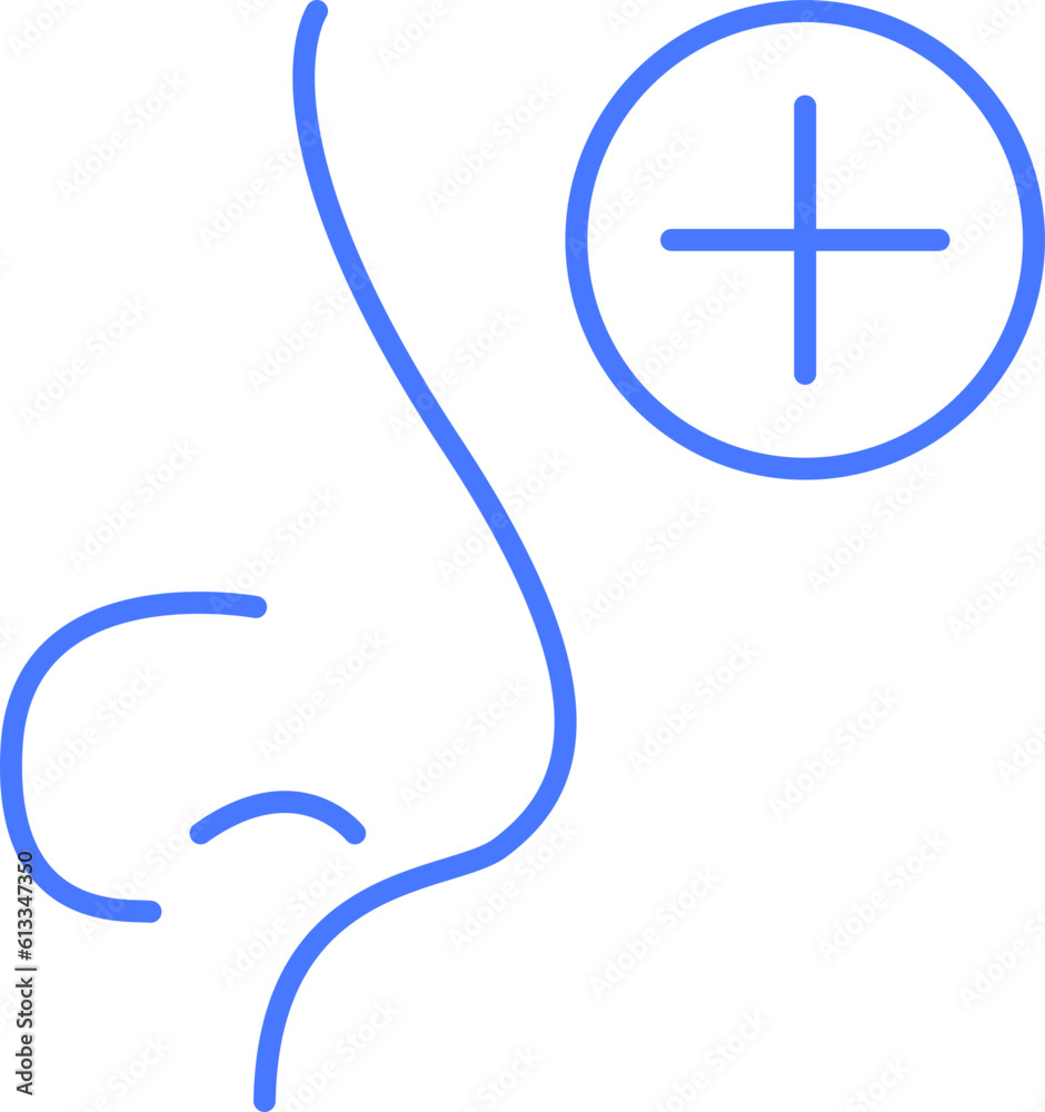 nose line icon nose line icon