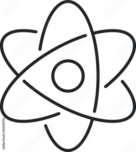 atom line icon