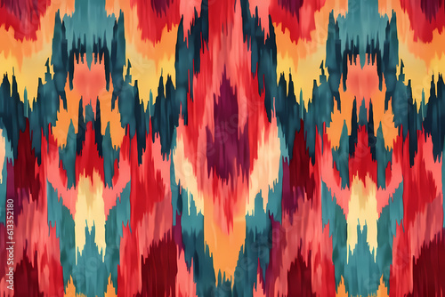 Textile patterns, designs, colourful based on generative AI