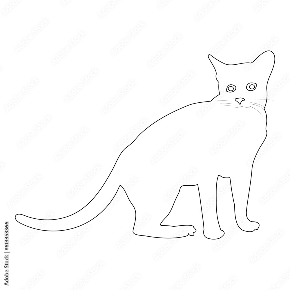 cat icon vector