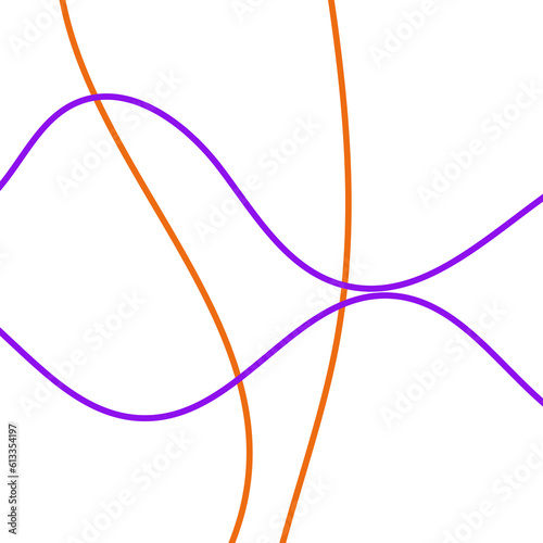 Orange And Purple Grid Graphic Lines Background 