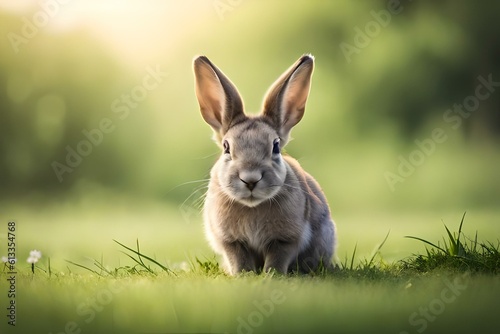 rabbit in the grass © ra0