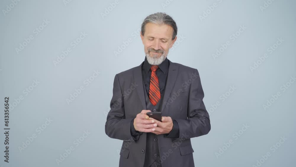 Emotional businessman. Emotional businessman.