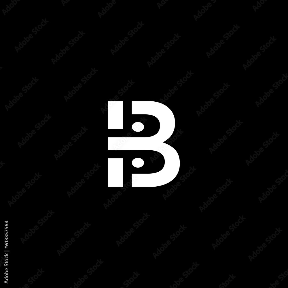 logo abstrak B collor white logo abstrak B collor white