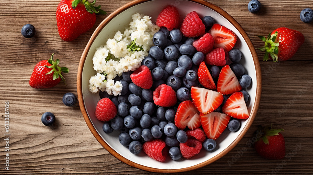 4th of July Themed Fruit Salad in Patriotic American Red, White, and Blue - Close Up - USA Flag Inspired Colors - Memorial Day, Veterans Day, Flag Day - Generative AI 4th of July Themed Fruit Salad in Patriotic American Red, White, and Blue - Close Up - USA Flag Inspired Colors - Memorial Day, Veterans Day, Flag Day - Generative AI