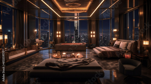 高級ホテルのスイートルーム