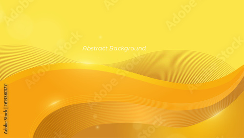 abstract gradient yellow squares wave background