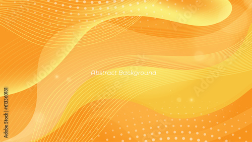 abstract gradient yellow squares wave background