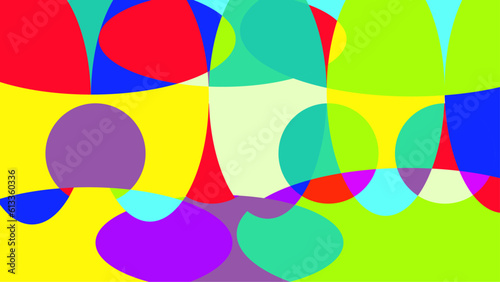overlapping circles background