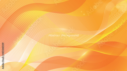 abstract gradient yellow squares wave background