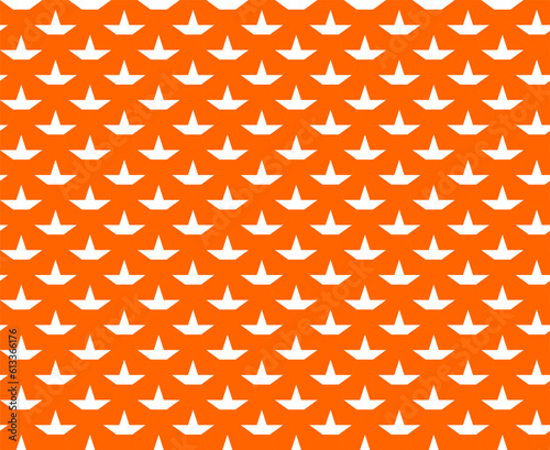 Seamless Geomatric vector background Pattern in orange

