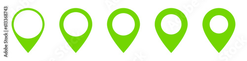  Location icon set