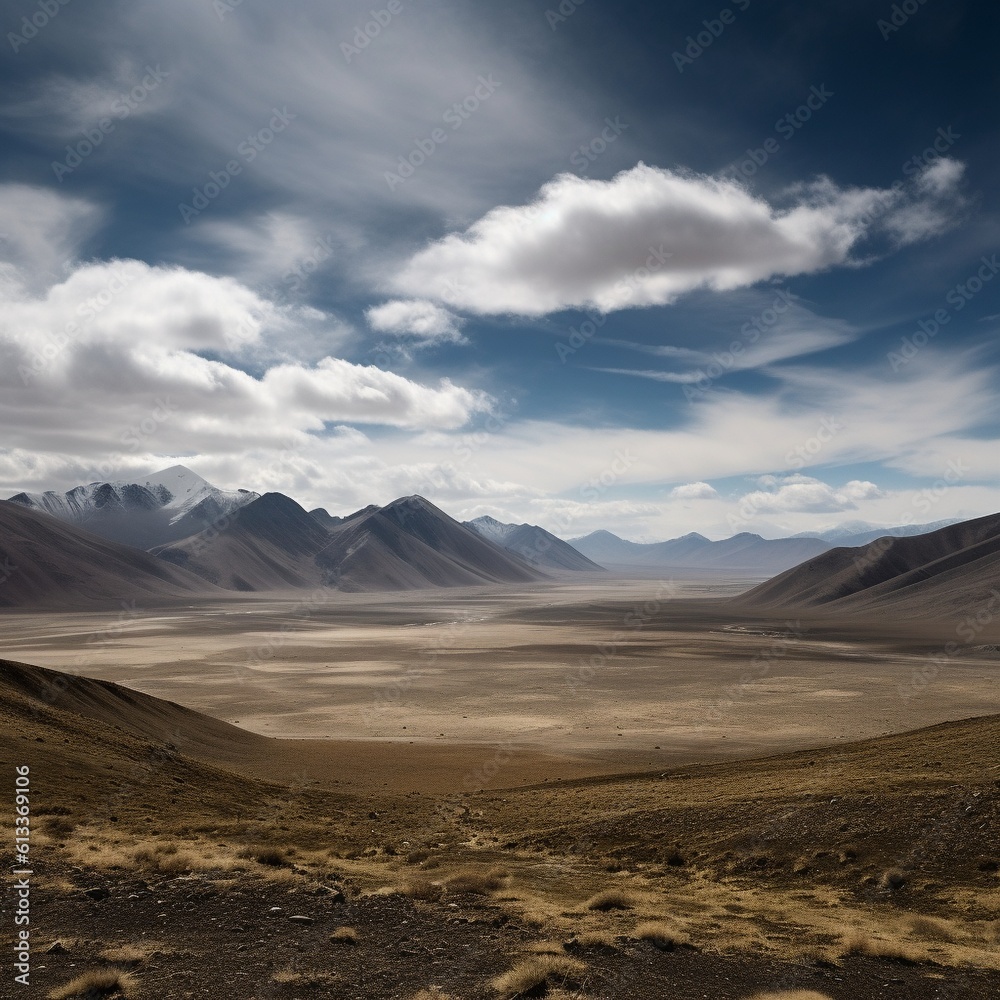 Tibetan Plateau Majestic Mountains and Unique Culture